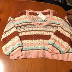 Umgee sweater. Beautiful fall colors!